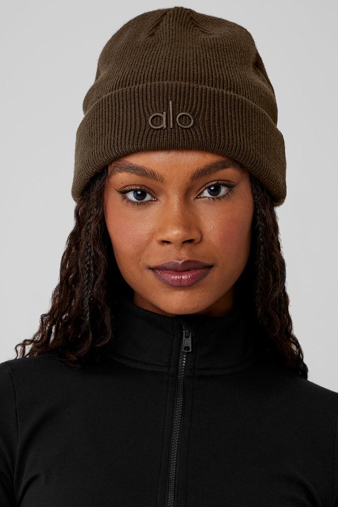 Alo Yoga Notable Beanie - Espresso