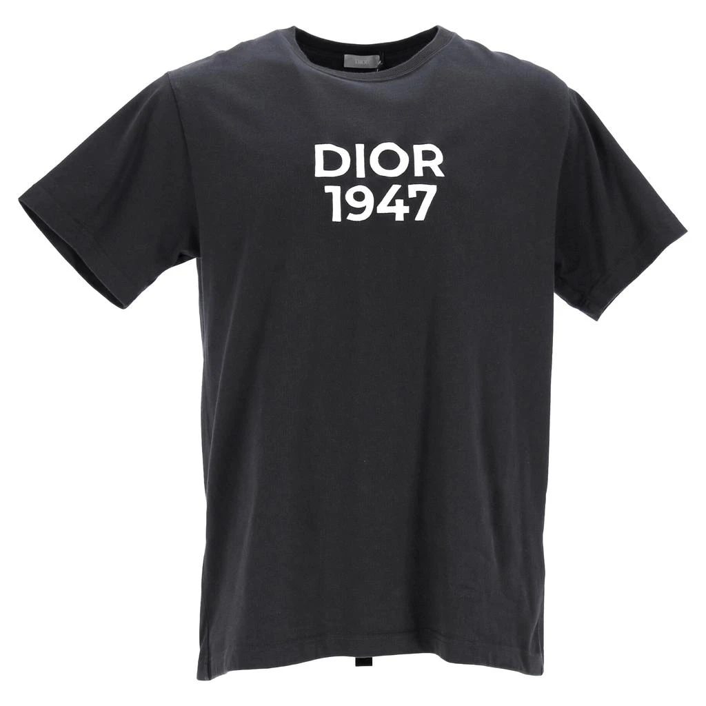Dior 1947 Printed T-Shirt in Black Cotton 1