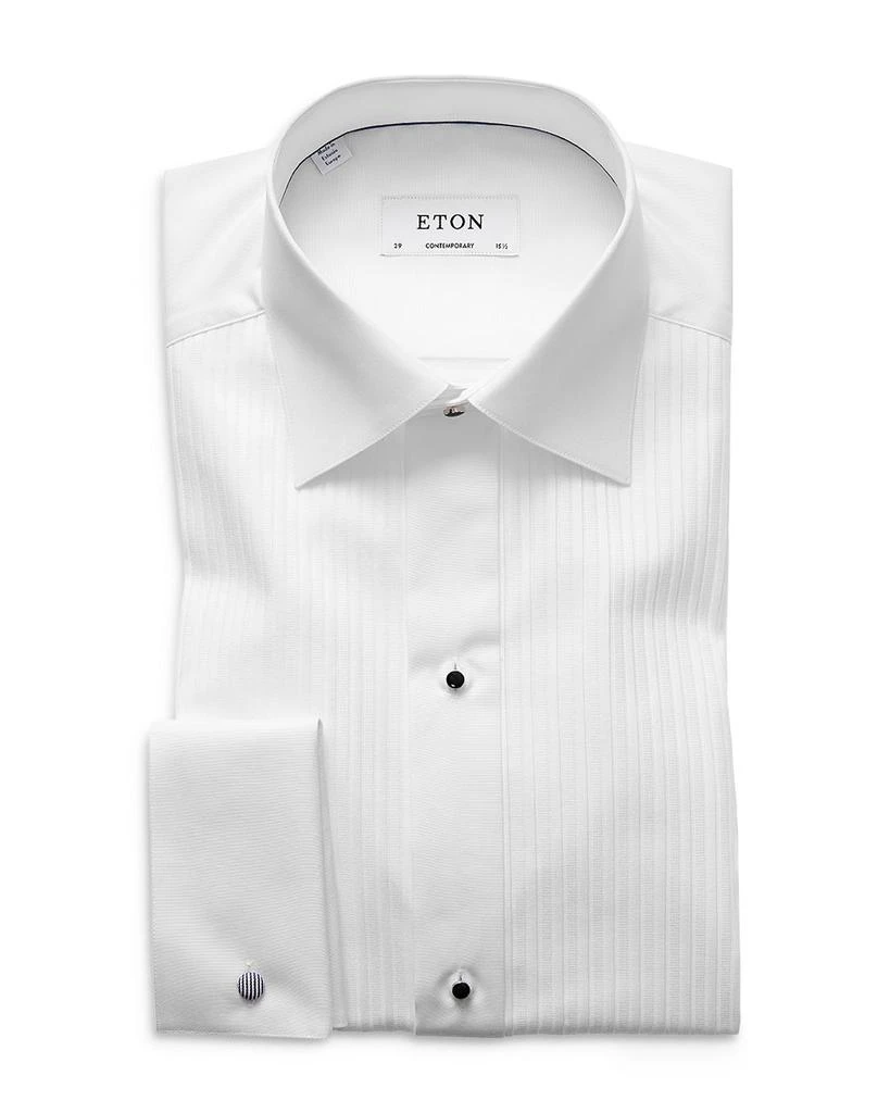 Eton Contemporary Fit Pleated Bib Tuxedo Shirt 8