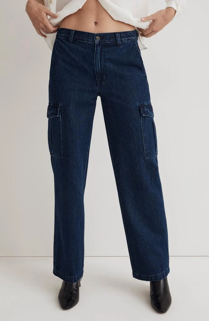Madewell Low-Slung Straight Cargo Jeans 7
