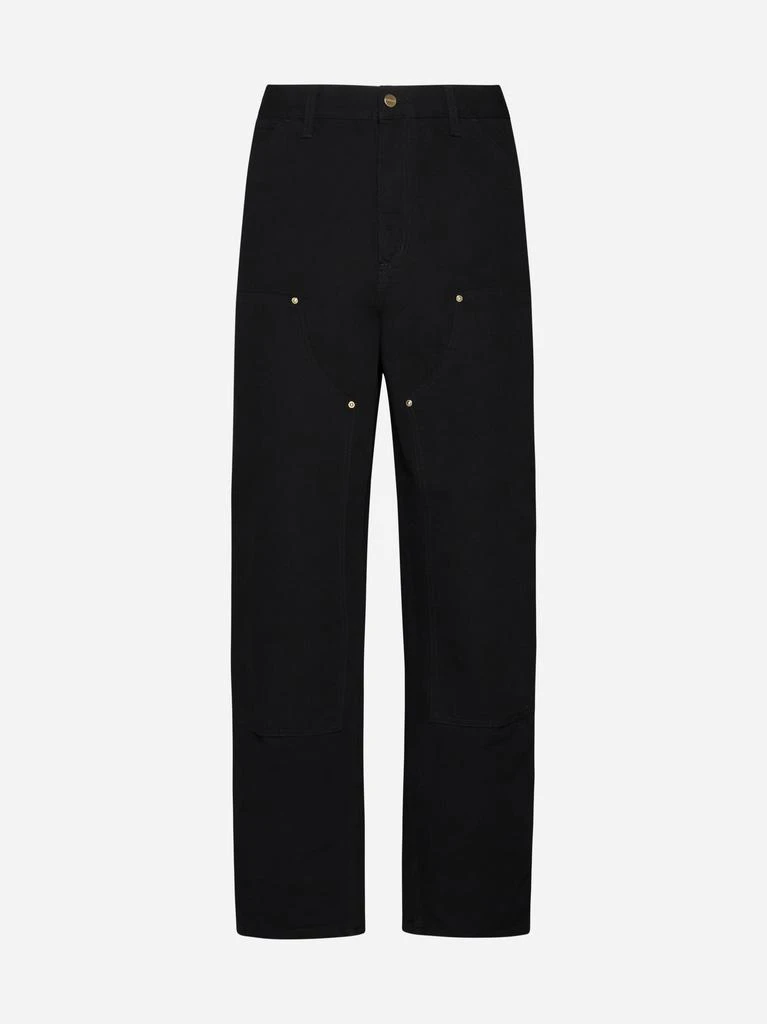 Carhartt WIP Black Double Knee trousers 1