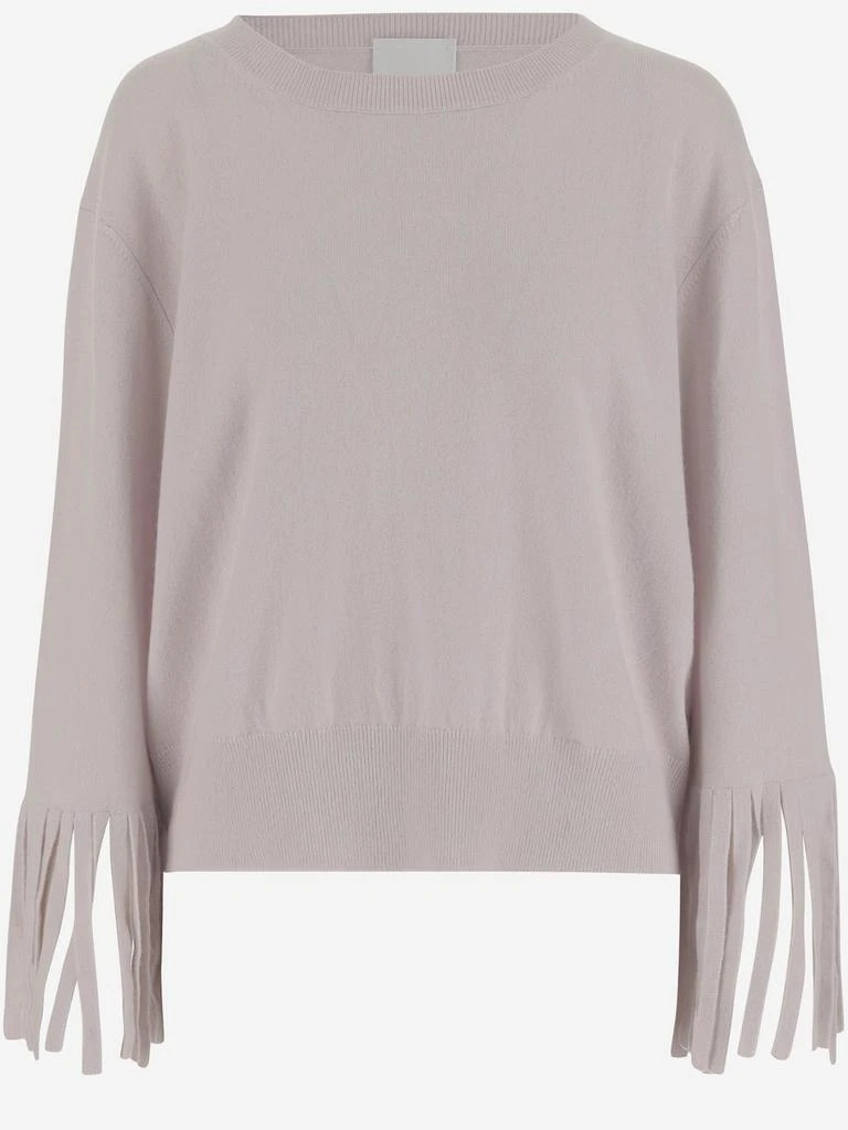Allude Allude Fringe Sleeve Sweater 1