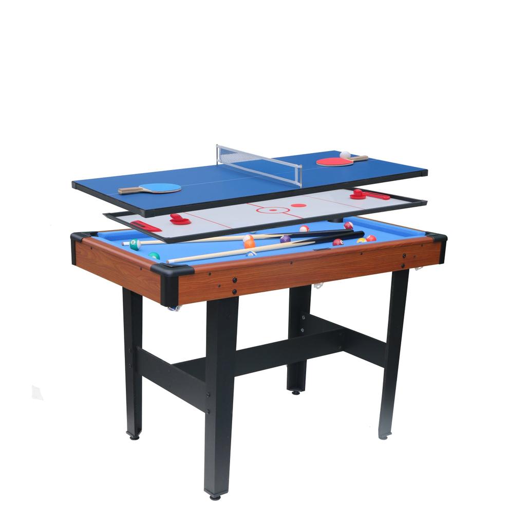 Streamdale Furniture Streamdale 3-in-1 Multifunctional Game Table Billiards, Table Tennis, Air Hockey