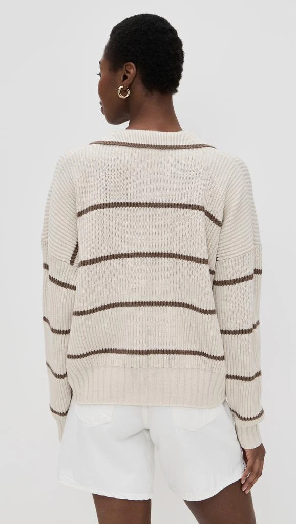 Splendid Splendid x Cella Jane Stripe Polo Sweater 2