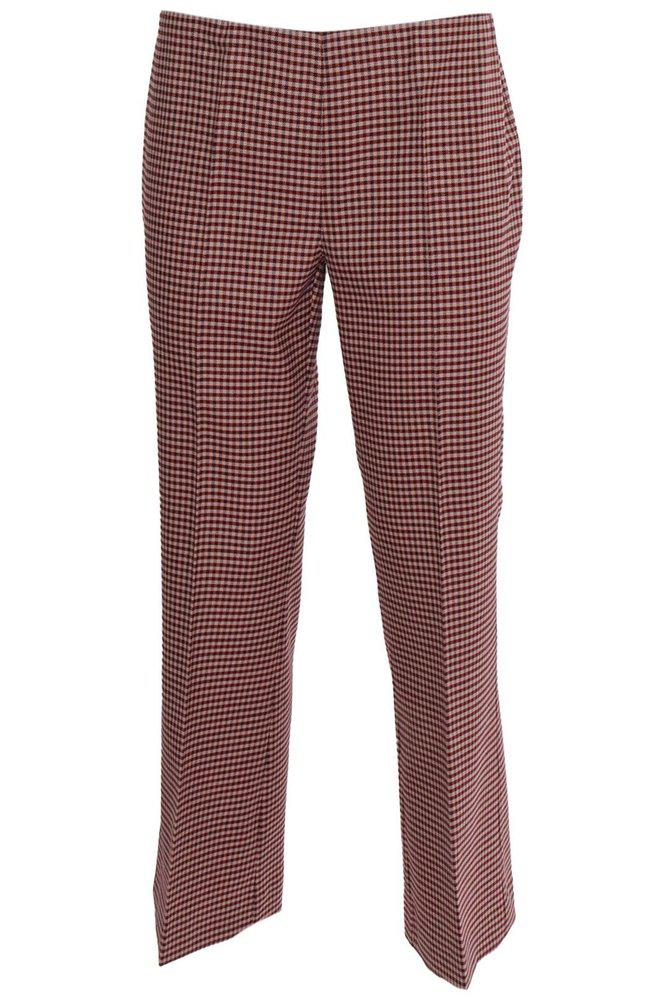 P.A.R.O.S.H. P.A.R.O.S.H. Check Patterned Flared Trousers