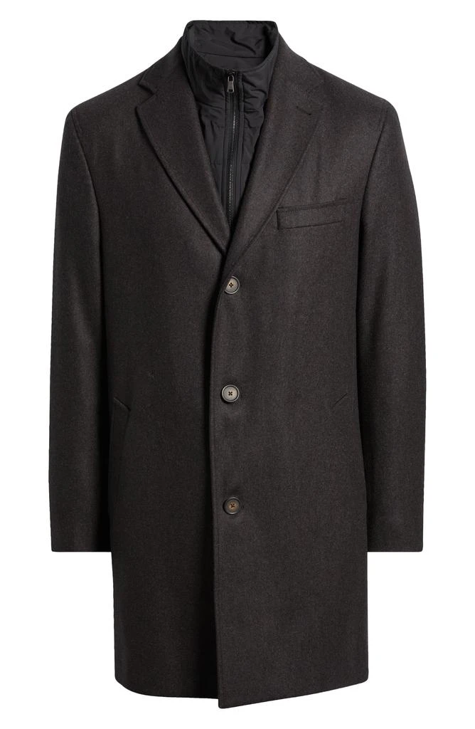 Jack Victor Delroy Wool Topcoat with Removable Bib 6