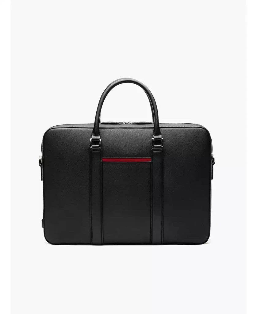 MAVERICK & CO. Men's Manhattan Leather Briefcase 6