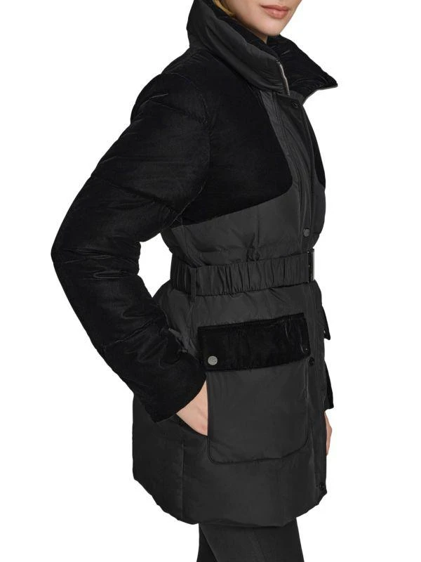 Andrew Marc Kempsey Belted Longline Puffer Jacket 3