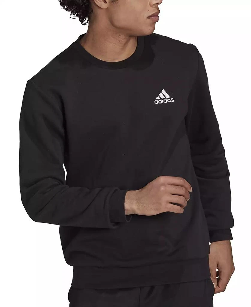 Adidas Men's Feel Cozy Essentials Classic-Fit Embroidered Logo Fleece Sweatshirt 1