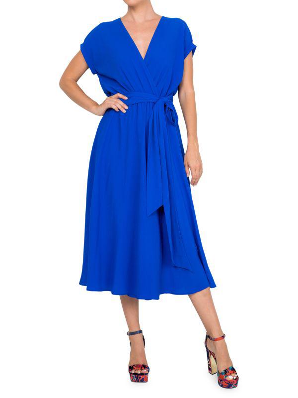 Meghan LA Jasmine Wrap Midi Dress