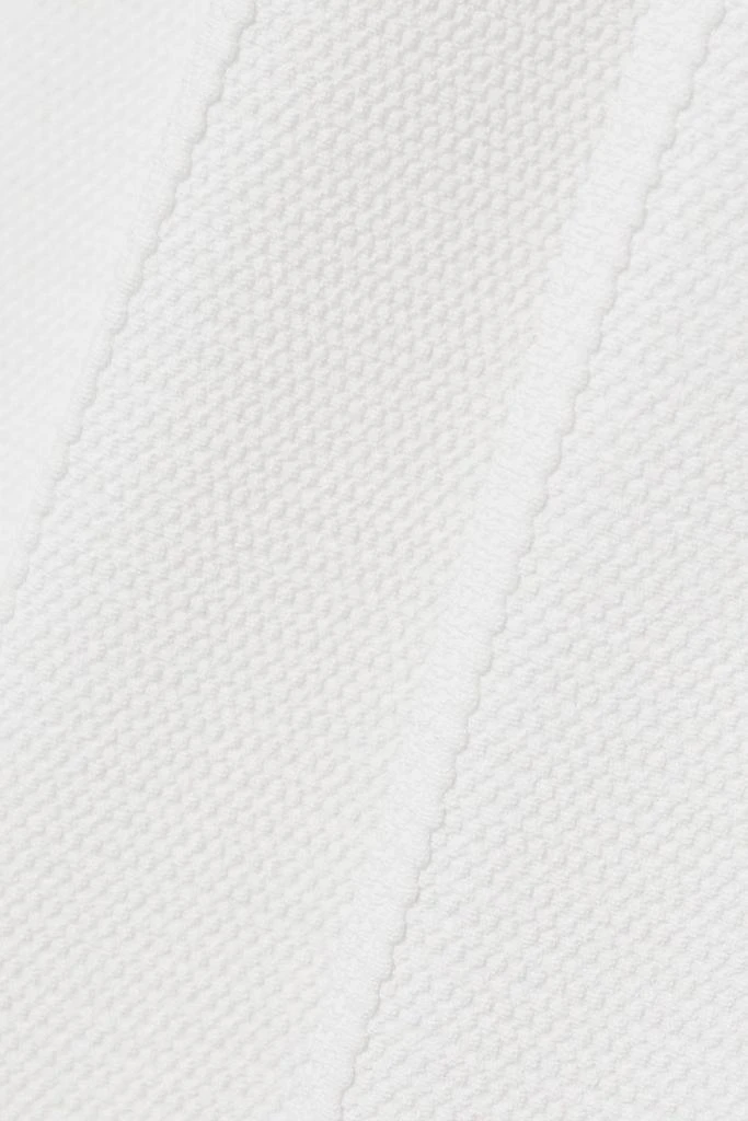 Alaïa Editions pleated piqué mini skirt 4