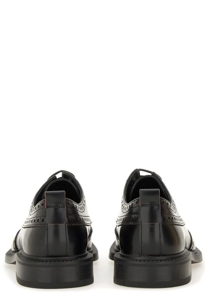Shop Hugo Almond Toe Lace-Up Derby Shoes on Sale at  display picture 3