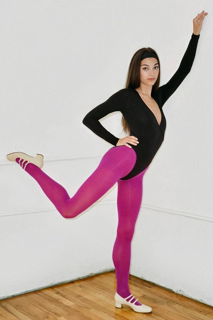 Los Angeles Apparel RN040 - 40 Denier Classic Opaque Tights 38
