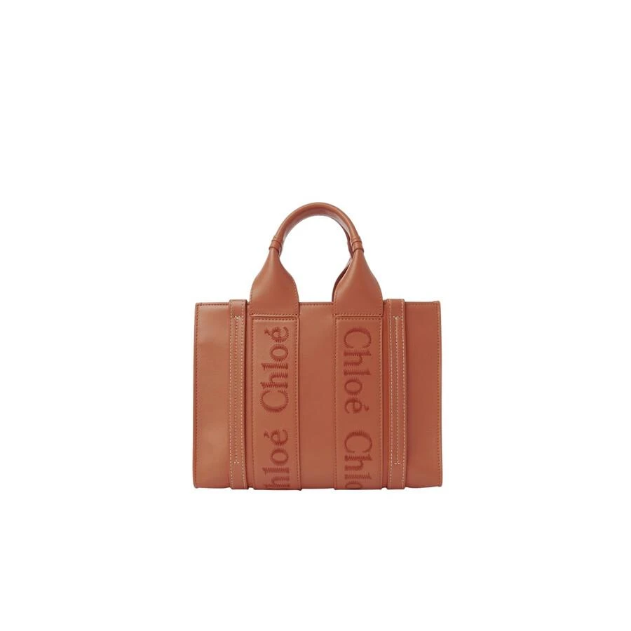 Chloé Small Woody Logo Tote Bag 2