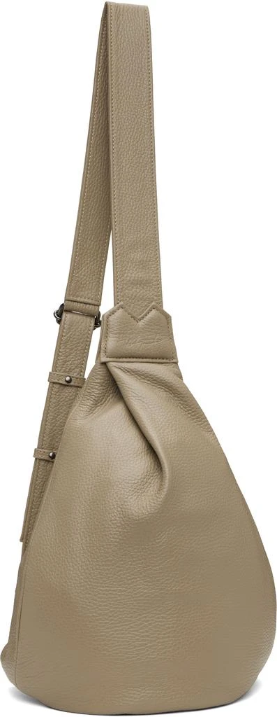 YOHJI YAMAMOTO Beige Small Y Crossbody Bag 2