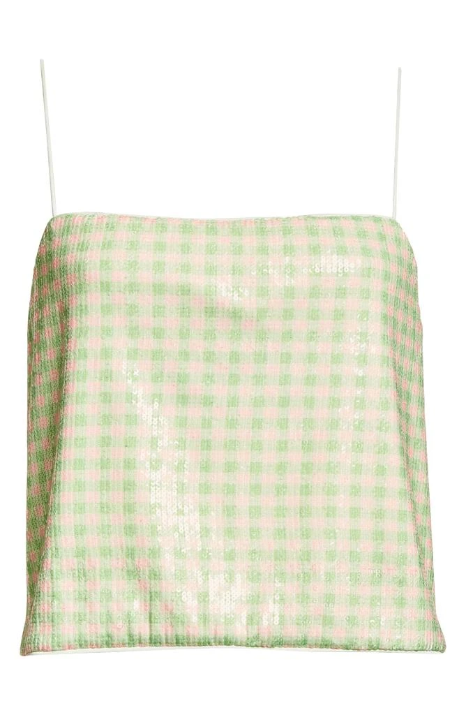 Baum und Pferdgarten Jovana Sequin Gingham Tank Top 5