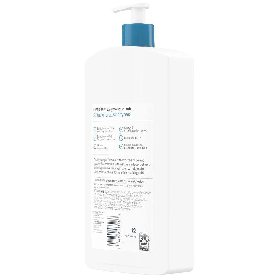 Lubriderm Daily Moisture Lotion Fragrance-Free 8