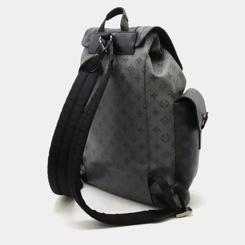 Louis Vuitton Louis Vuitton Grey Monogram Eclipse Christopher MM Backpack  2