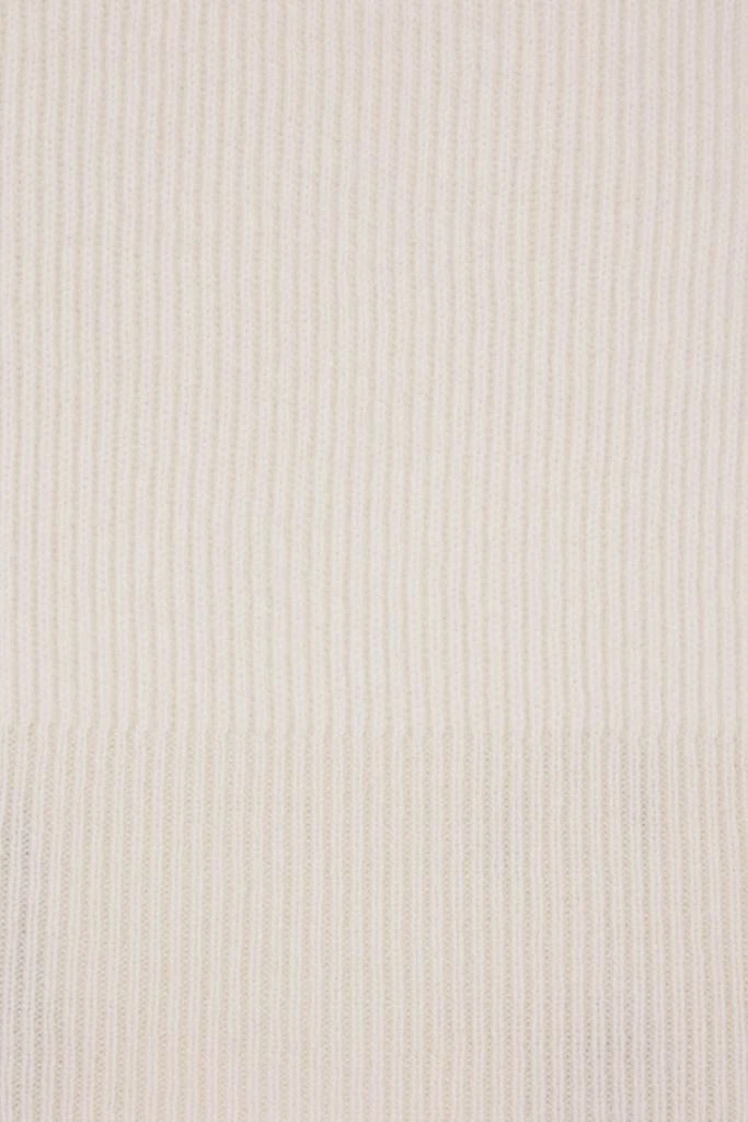 Brunello Cucinelli Brunello Cucinelli English Rib Knit Twill Spread Collar Polo Shirt 4