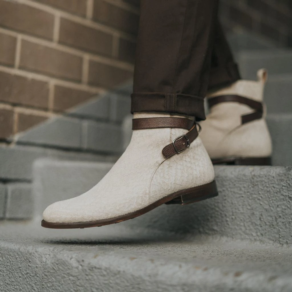 Taft Beige Dylan Boots Suede Minimalist Design new with box. The Dylan Boot - Jodhpur Boots | TAFT main image 4