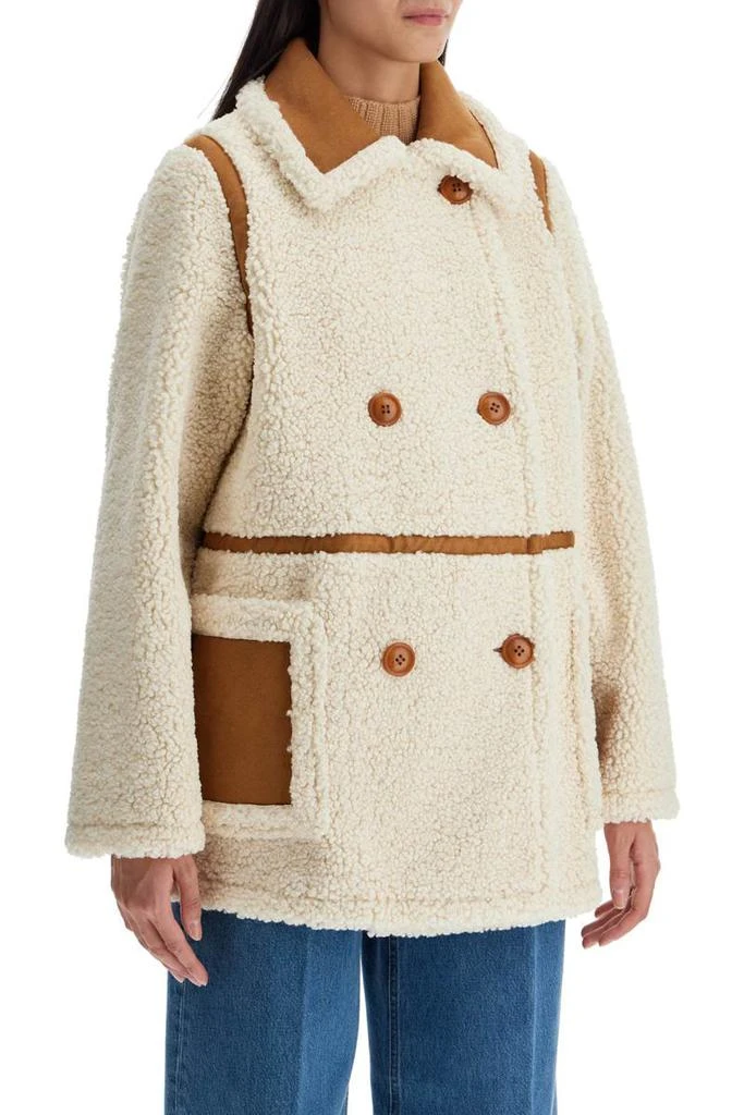 STAND STUDIO chloe faux shearling jacket 2