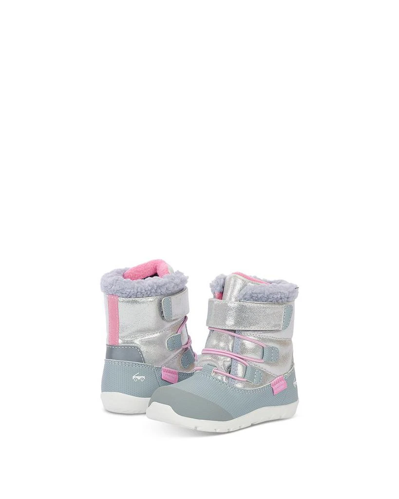 See Kai Run Girls' Gilman Waterproof Shimmer Boots - Baby, Toddler 7