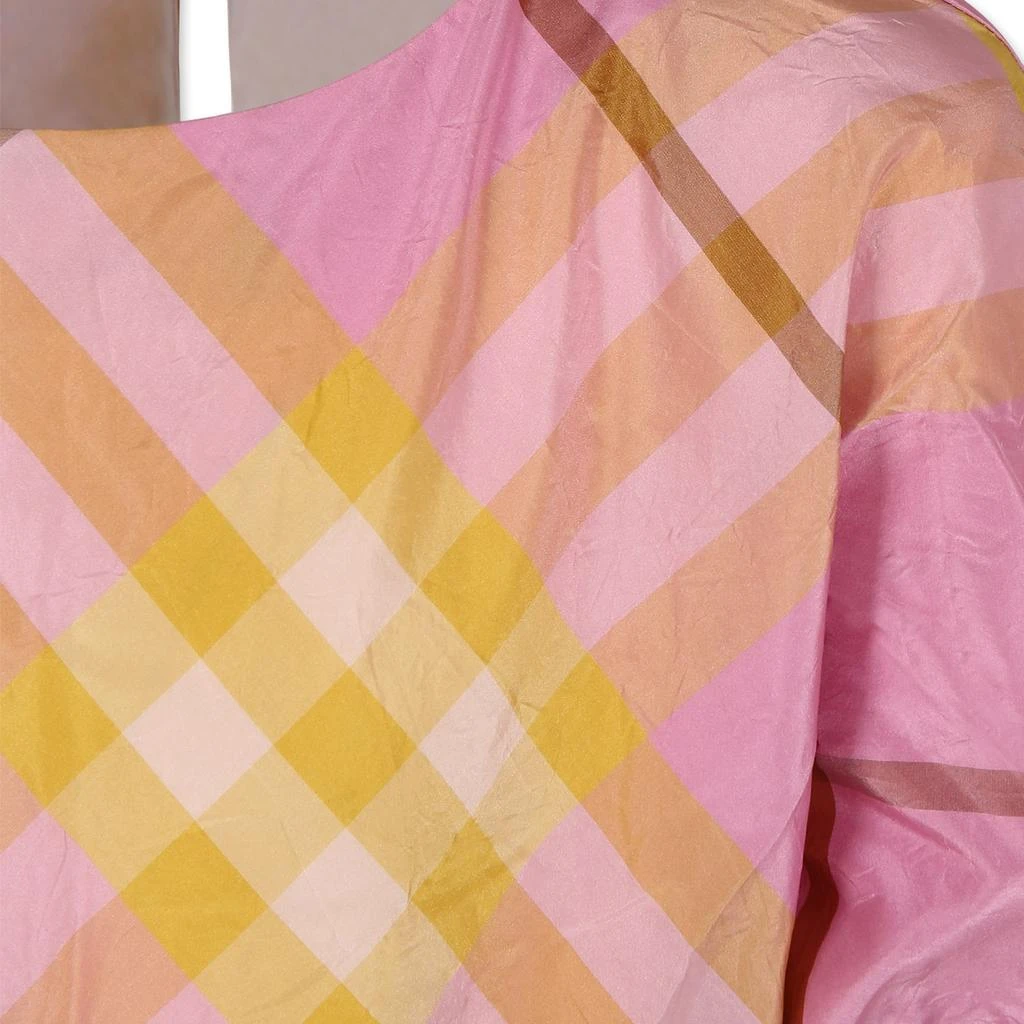 Burberry Pink Dress For Girl With Vintage Check 3