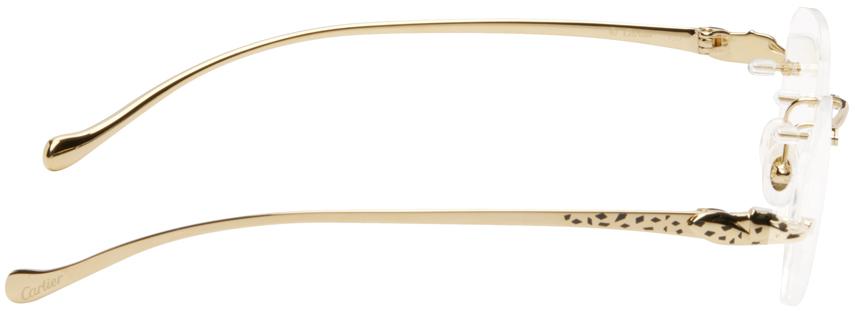 Cartier Gold Oval Glasses
