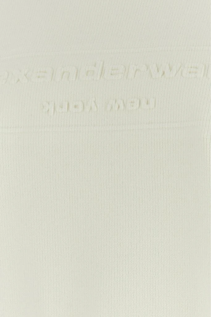 Alexander Wang Ivory stretch polyester blend sweater 3