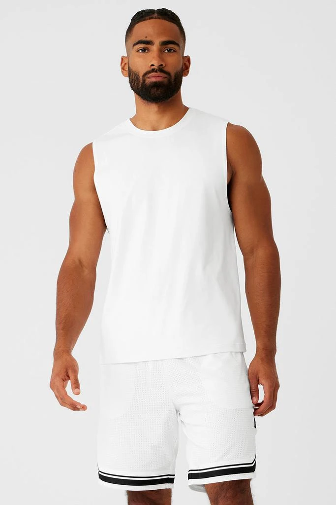 Alo Yoga Conquer Muscle Tank - White 1