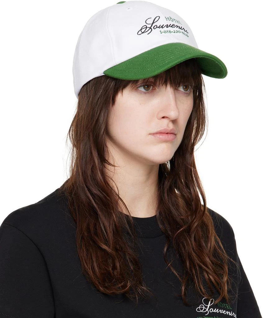 A.P.C. White JJJJound Edition 'Hôtel Souvenirs' Cap 2