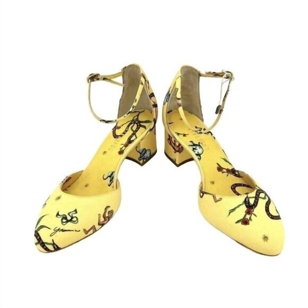 GIANNICO Giannico - Brighton Printed Ankle Block Heels