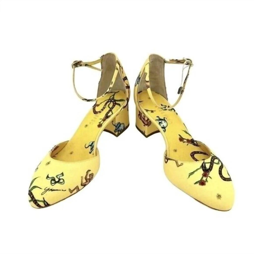 GIANNICO Giannico - Brighton Printed Ankle Block Heels 2