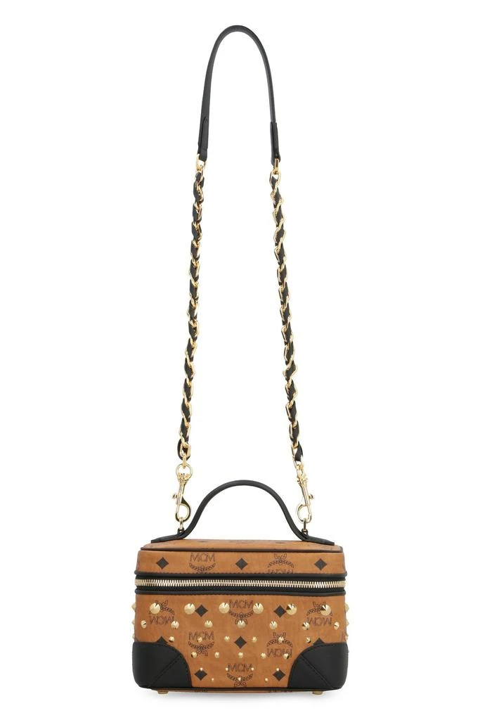 MCM MCM Logo Printed Zip-Up Wash Bag 4