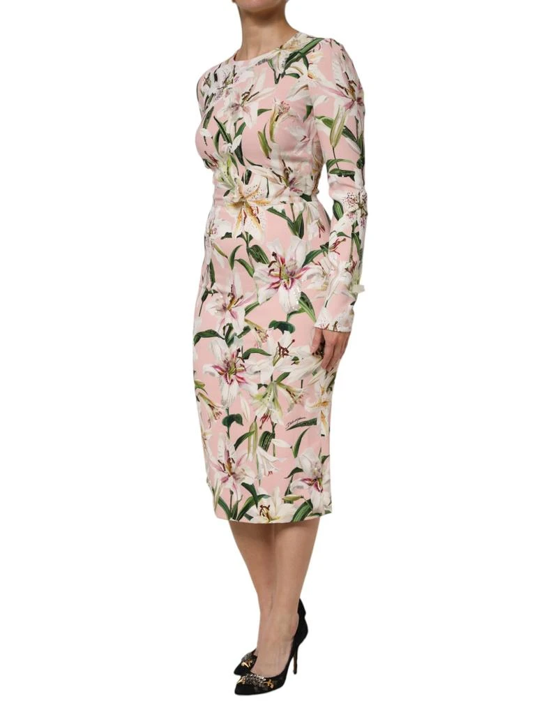 Dolce 
Gabbana Lily Viscose Sheath Stretch Midi Women
s Dress (Pre-Owned) 2
