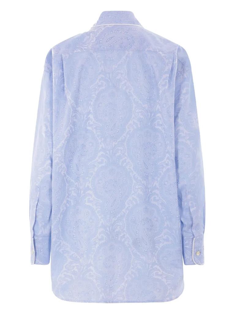 ETRO Etro Paisley Jacquard Long Sleeved Shirt