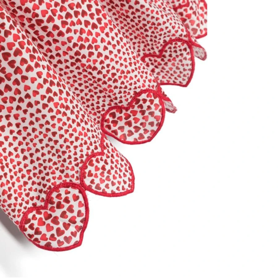 Stella McCartney Kids Heart-Printed Cotton Midi Dress 3