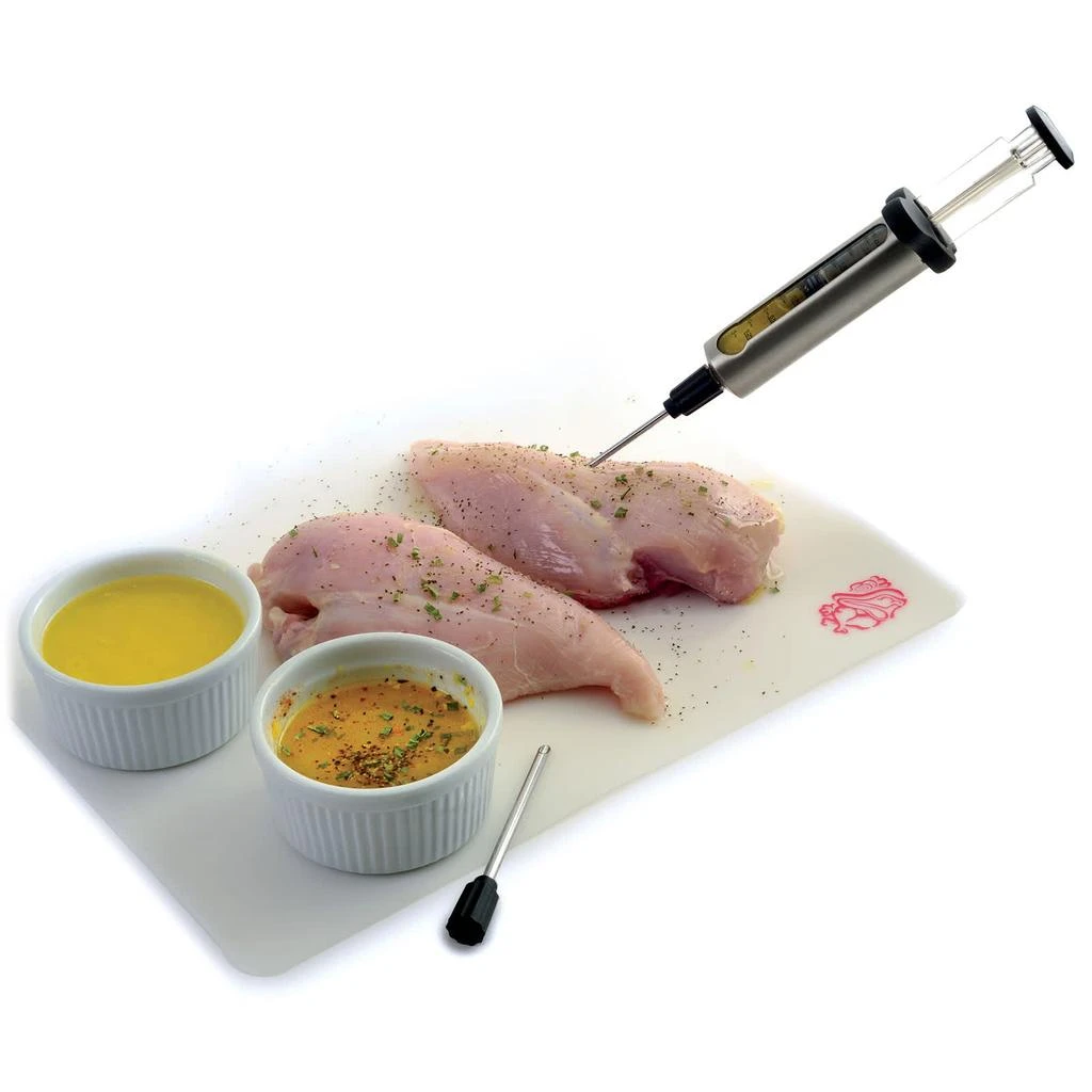 Norpro Stainless Steel Flavor Injector, 1.5 oz Capacity with 2 Needles 2