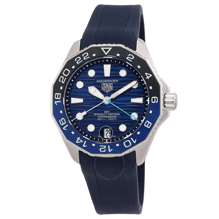 Shop Aquaracer Automatic Blue Dial Batman Bezel Men's Watch