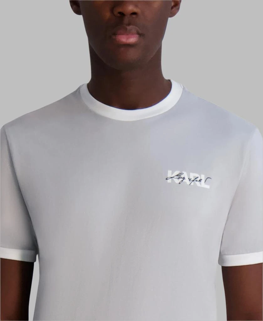 Karl Lagerfeld Paris LAYERED EFFECT LOGO TEE 5