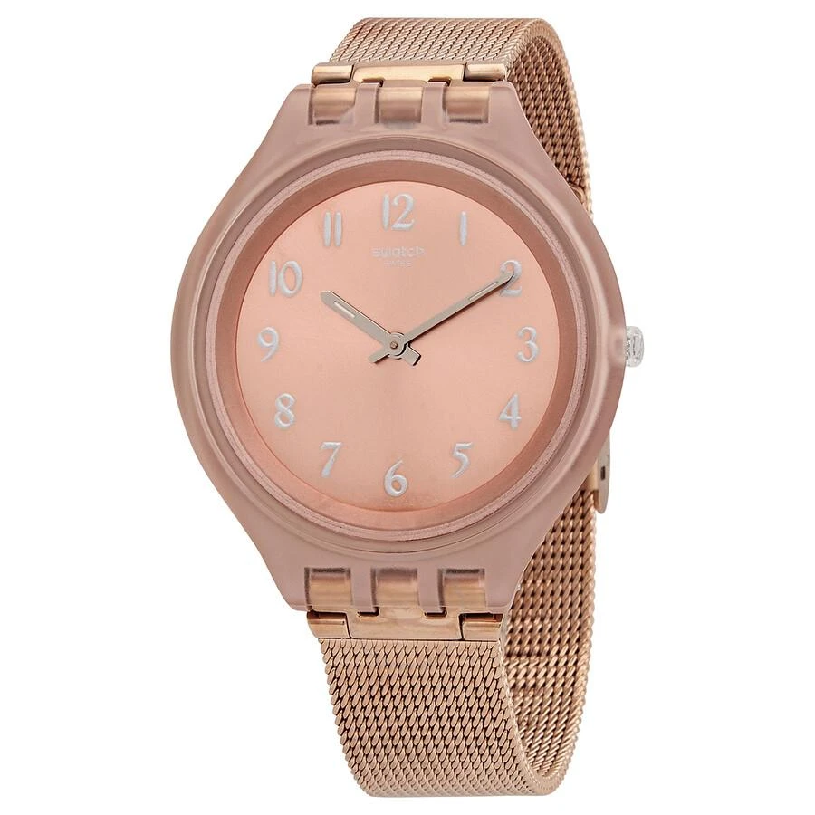 Swatch Swatch Skinchic Quartz Pink Dial Ladies Watch SVUP100M 1