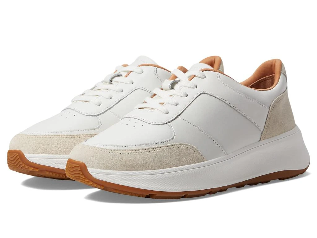 FitFlop F-Mode Leather/Suede Flatform Sneakers 1
