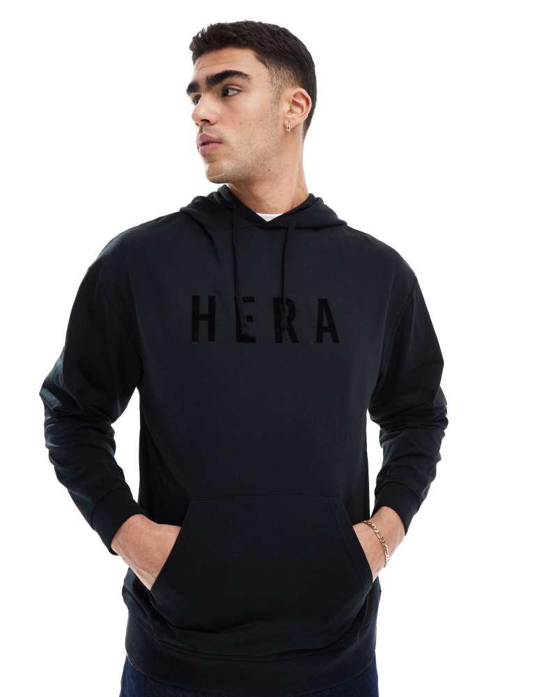 HERA Hera focus hoodie in black