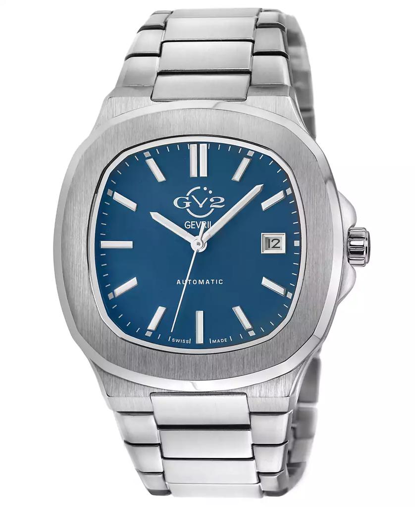 Gevril Men's Potente Automatic Silver-Tone Stainless Steel Bracelet Watch