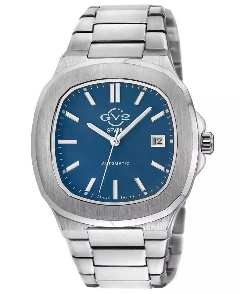 Gevril Men's Potente Automatic Silver-Tone Stainless Steel Bracelet Watch 1