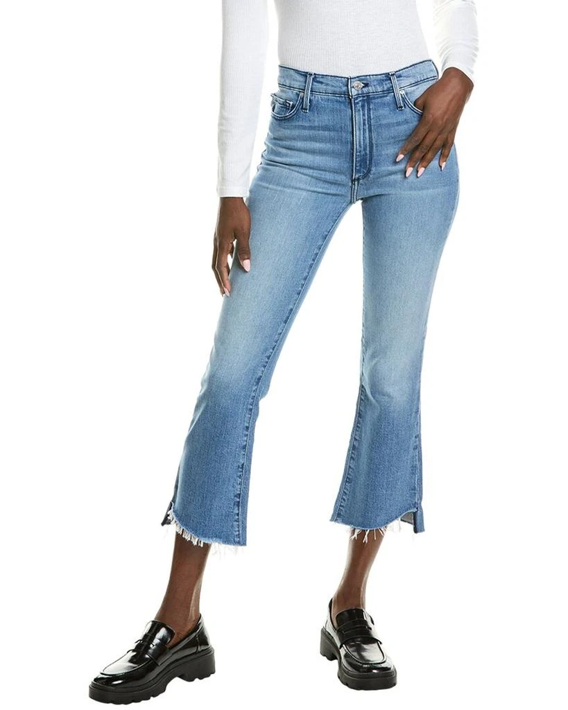 Black Orchid Cindy Slant Fray Flare Leg 1