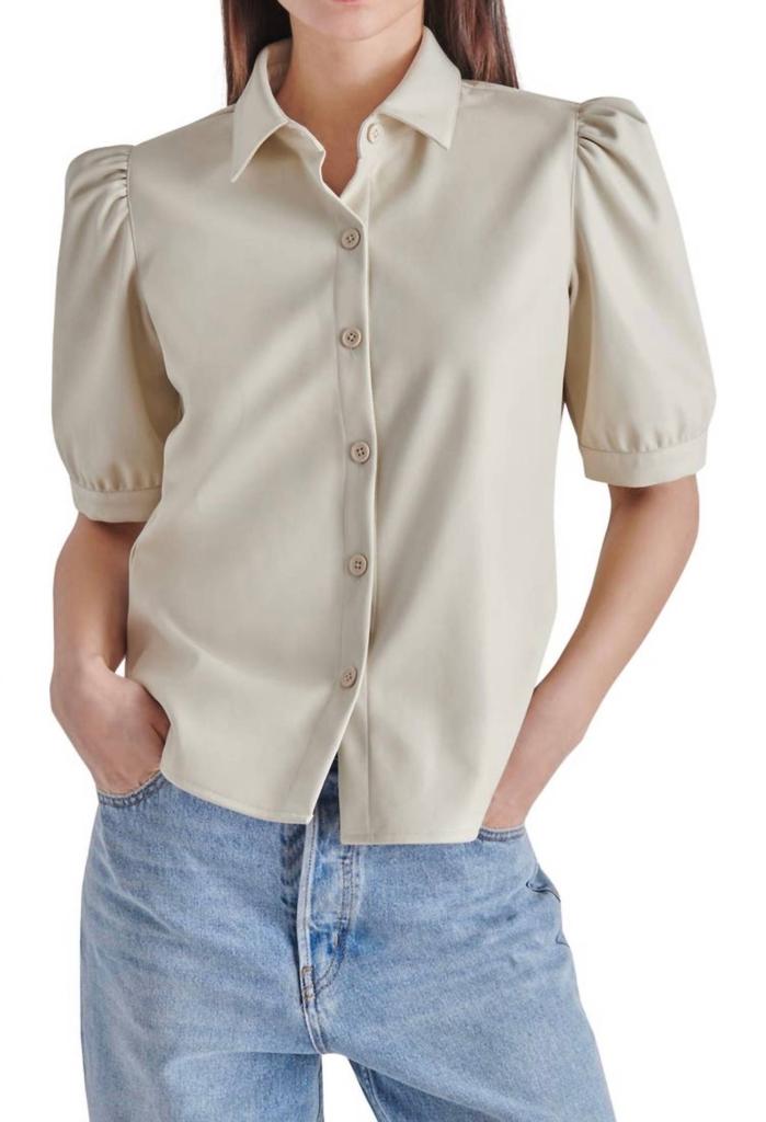 BB Dakota Bb Dakota - Virginia Faux Leather Top