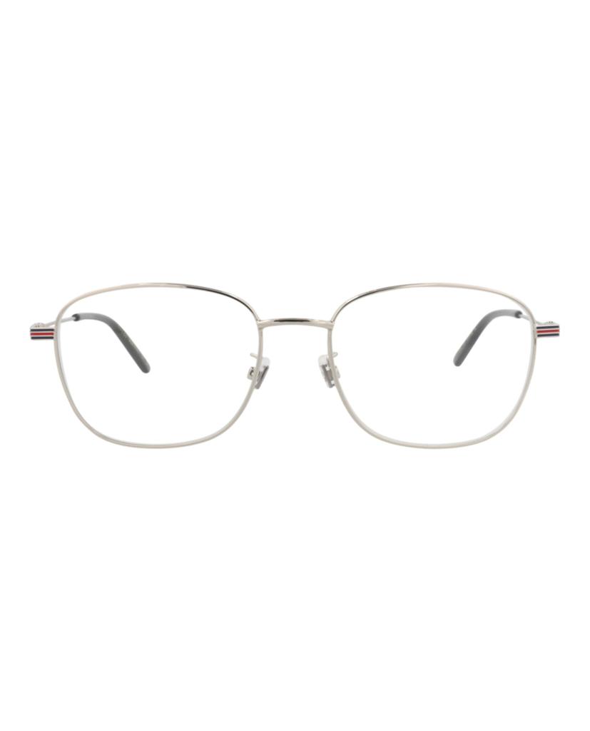 Gucci Square-Frame Metal Optical Frames