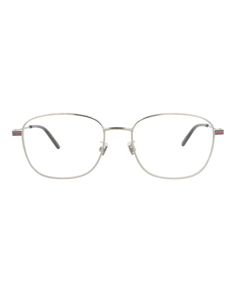 Gucci Square-Frame Metal Optical Frames 1