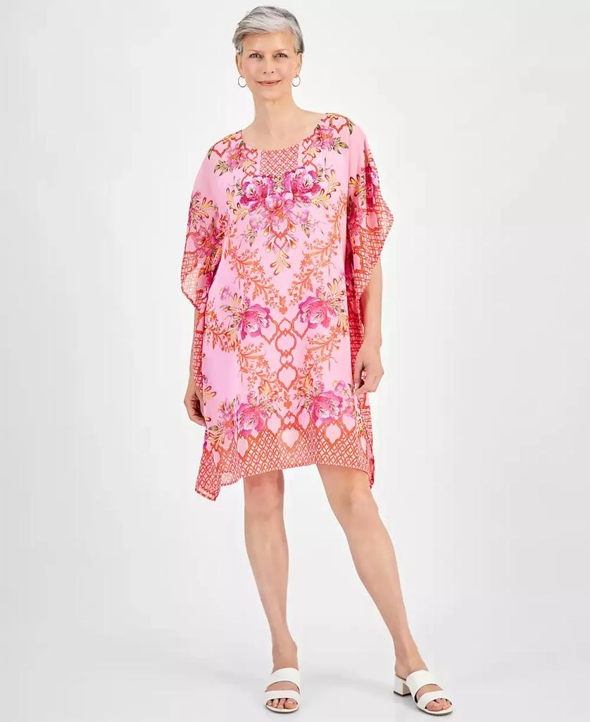 JM Collection Petite Oasis Dream Embellished Caftan Dress, Created for Macy's 1